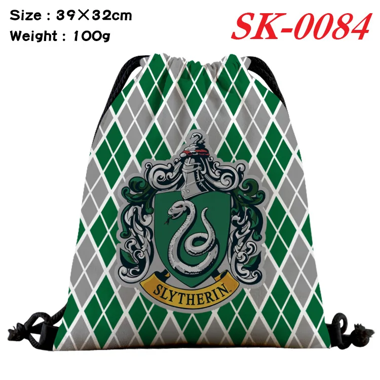 19styles Harries Potters Drawstring Pockets 39X32CM High Capacity Drawstring Backpack Storage Bag Movie Peripherals Fan Gifts