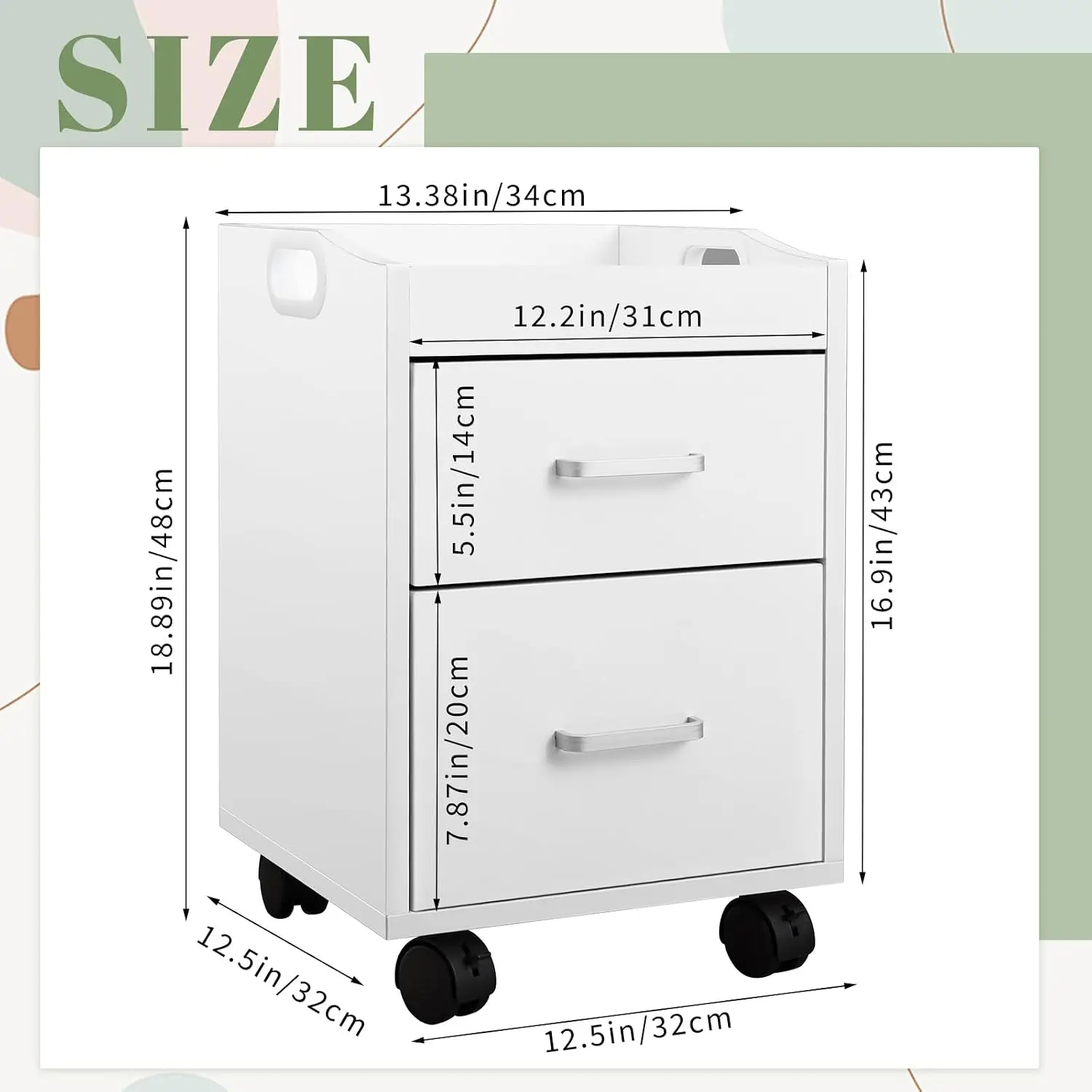 Pedicure Trolley Cart 14