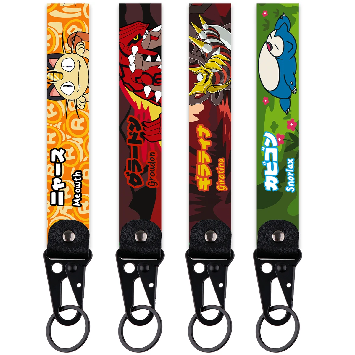 

Брелок с героями мультфильмов в стиле аниме для автомобиля, мотоцикла, милый монстр, короткий ремешок на запястье, держатель для ключей, аксессуары для косплея, игрушки, подарки