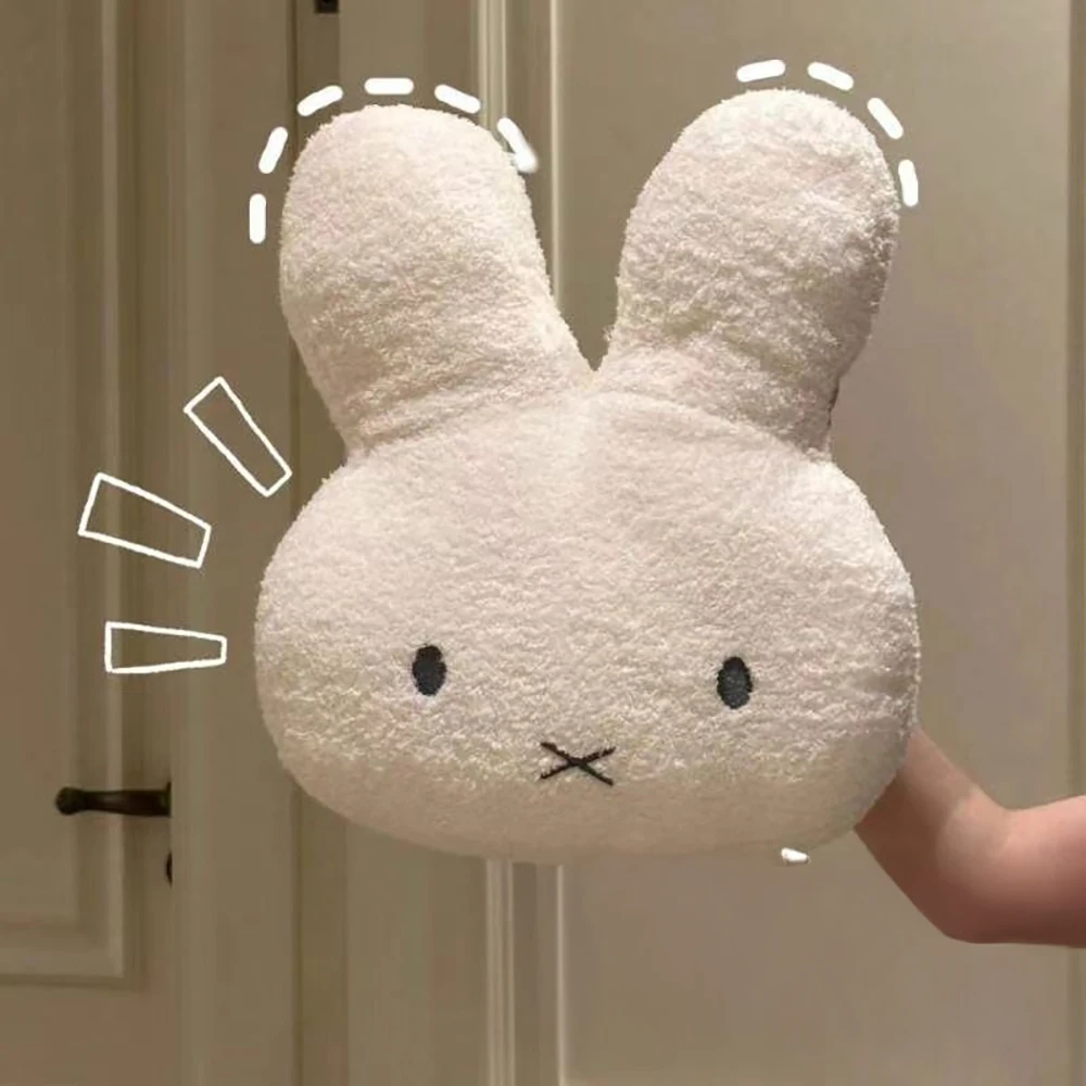 Kawaii Nijntje Pluche Pop Schattig Pluche Kussen Comfortabele Bank Cartoon Konijn Lichaam Kussen Kamer Decoratie Meisje Verjaardagscadeau