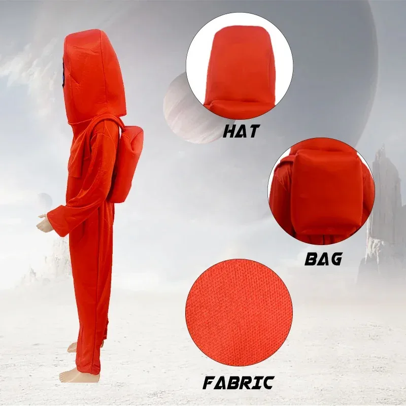 2024 Hot Game Space Kill Costume Anime Mask Backpack Bodysuit Carnival Cosplay Jumpsuit Kids Halloween Dress Up New