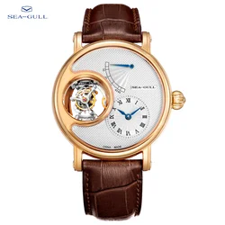 Sea-Gull Master Series Qyi No.1 Tri-Axial Tourbillon Business Men's Luxury Manual Mechanical Watch Top Brand