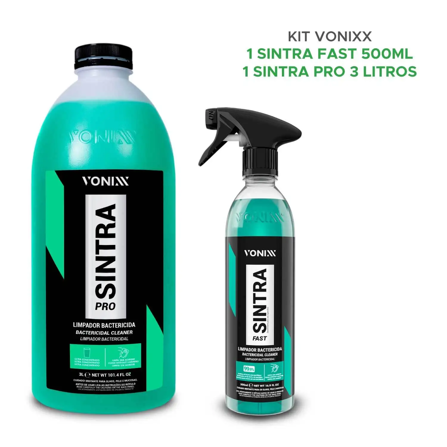 Sintra Pro 3 Liters + Sintra Fast Cleaning Kit 500ml Vonixx