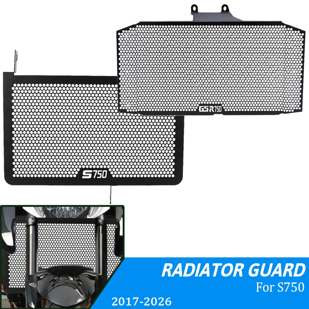 Motorcycle For Suzuki GSX-S750 GSX-S750Z GSR750/ABS GSR 750 2017-2024 2025 2026 Radiator Grille Guard Protector Cover Radiator