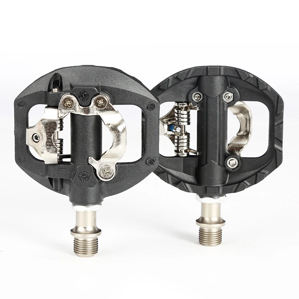 AliExpress TANKE Mountain Bike Pedals 3 Sealed Bearing SPD Dual Clipless Flat & Lock Pedal Aluminum Cycling Pedals nylon cycling accessorie