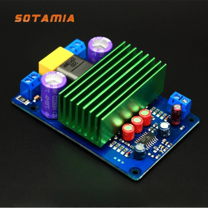 

SOTAMIA 250W IRS2092S High Power Amplifier Audio Board Class D Mini Amp HIFI Digital Home Music Mono Amplifiers Super LM3886