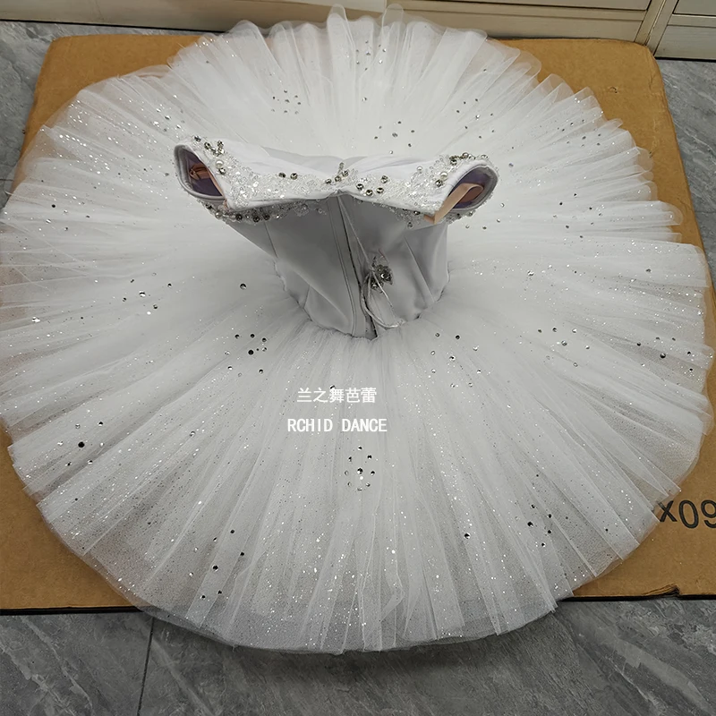 BT01501 Costumi tutù di balletto bianco per adulti per bambini, ragazze, donne, dimensioni personalizzate professionali