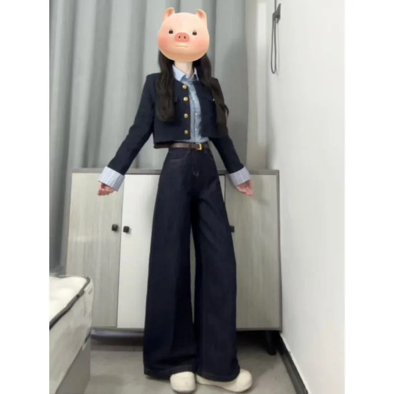 

Корейская модная и удобная куртка Xiaoxiangfeng, женская весенне-осенняя новая высококачественная одежда для костюма с коротким верхом, кардиган