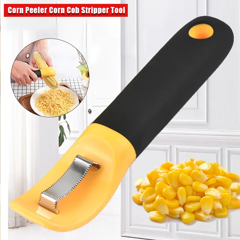 Corn Peeler Corn Cob Stripper Tool Professional Corn Sheller Kernel Cutter Corn Peeler Corn Remover Kitchen Tool