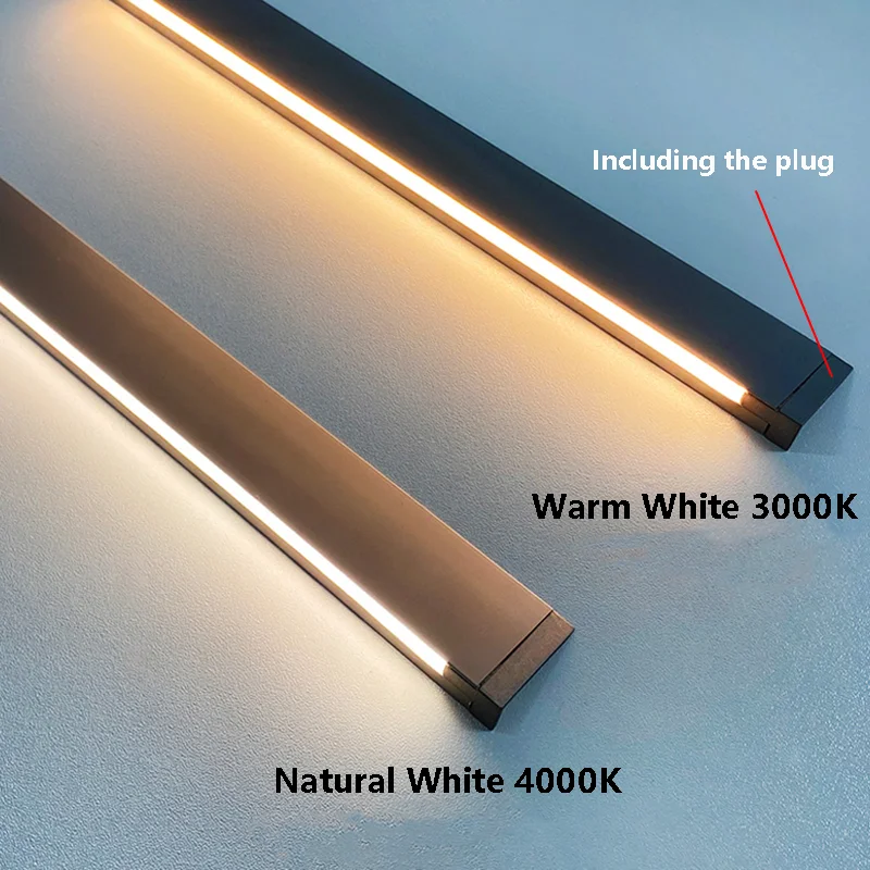 Surface Mounted Ultra-Thin 45 Degree Oblique Cabinet Strip Light Aluminum Profile Silicone Diffuse Channel Wardrobe Closet Light