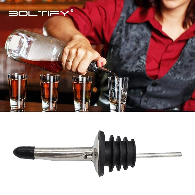 Oil Bottle Stopper Cap Dispenser Sprayer Lock Wine Pourer Sauce Nozzle Liquor Leak-Proof Plug Bottle Stopper Kitchen Bar Tool