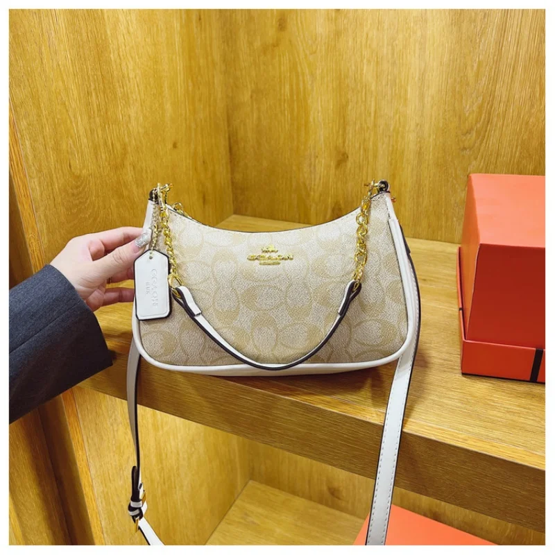 High-End Women's Underarm Shoulder Bag Classic Vintage Ladies Crossbody Handbag Elegant Designer Leather Messenger Bag For Women image 3