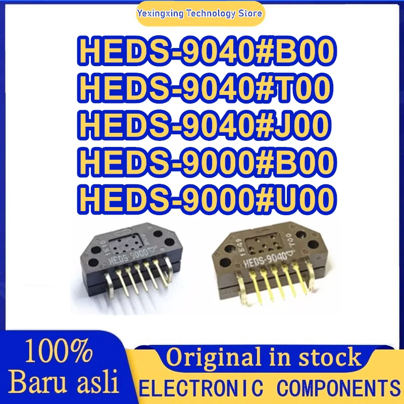 HEDS-9040 # B00 HEDS-9040 # T00 HEDS-9040 # J00 HEDS-9000 # B00 HEDS-9000 # Codificador fotoelétrico U00 SIP-5 Novo Original HEDS-9100