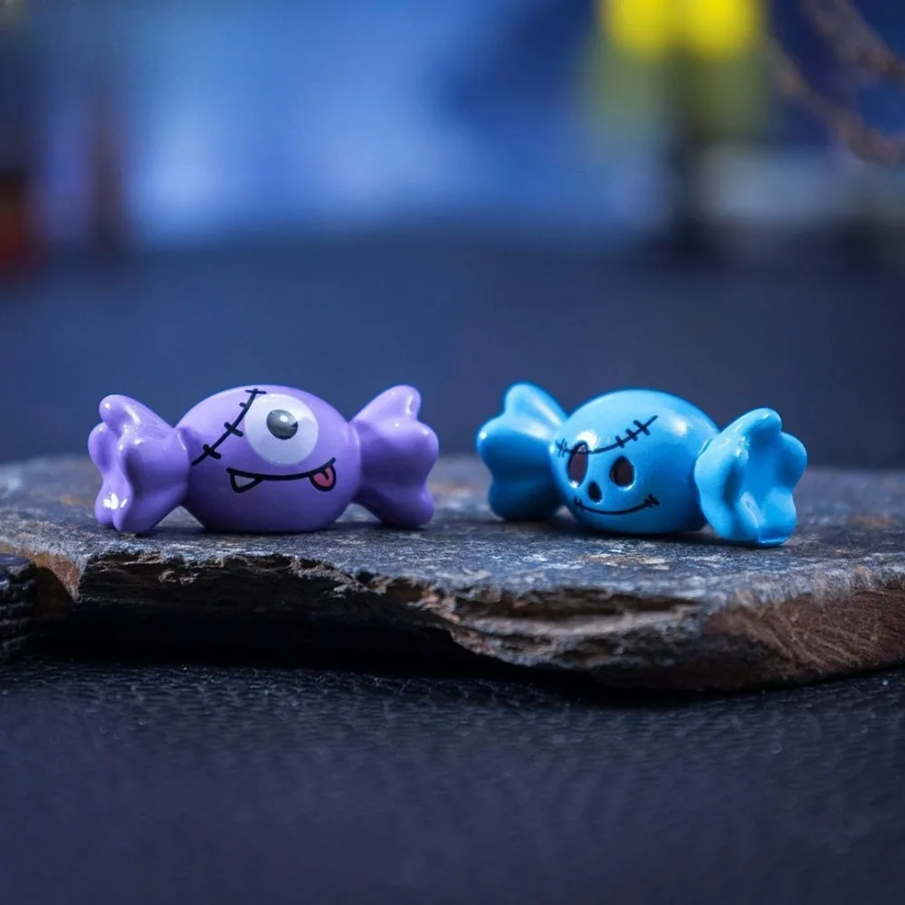 Halloween series candy pumpkin figurines, cute DIY decoration accessories view 4