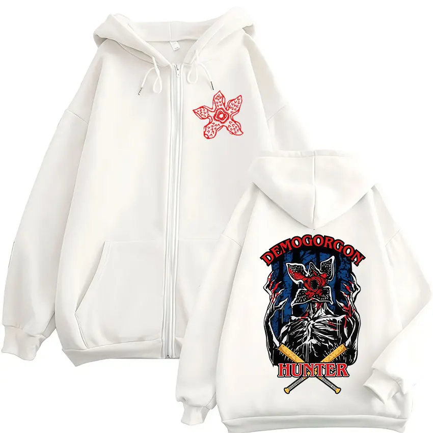 إدي مونسون ديموجورجون هنتر أكلة لحوم البشر زهرة سستة هوديس الرجال النساء موضة زمم قمصان سويت شيرت بقلنسوة سترة هوديي عادية #2
