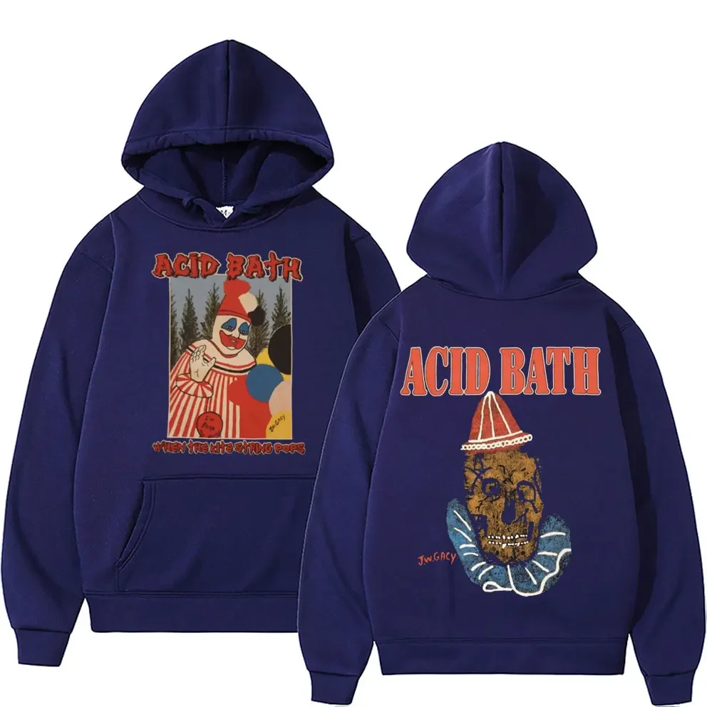 Acid Bath When The Kite String Pops Album Graphic Print Hoodie Men Women Fleece Cotton Sweatshirt Male Gothic Oversized Hoodies