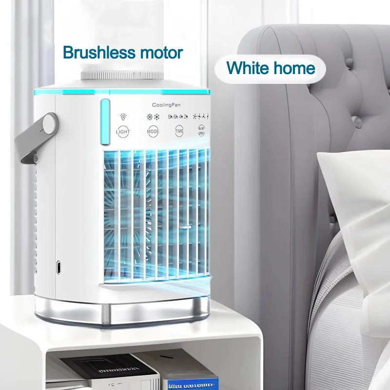 

Настольный вентилятор кондиционера, маленькая машина воздушного охлаждения, небольшой кондиционер, бытовой вентилятор водяного охлаждения, летний артефакт для общежития