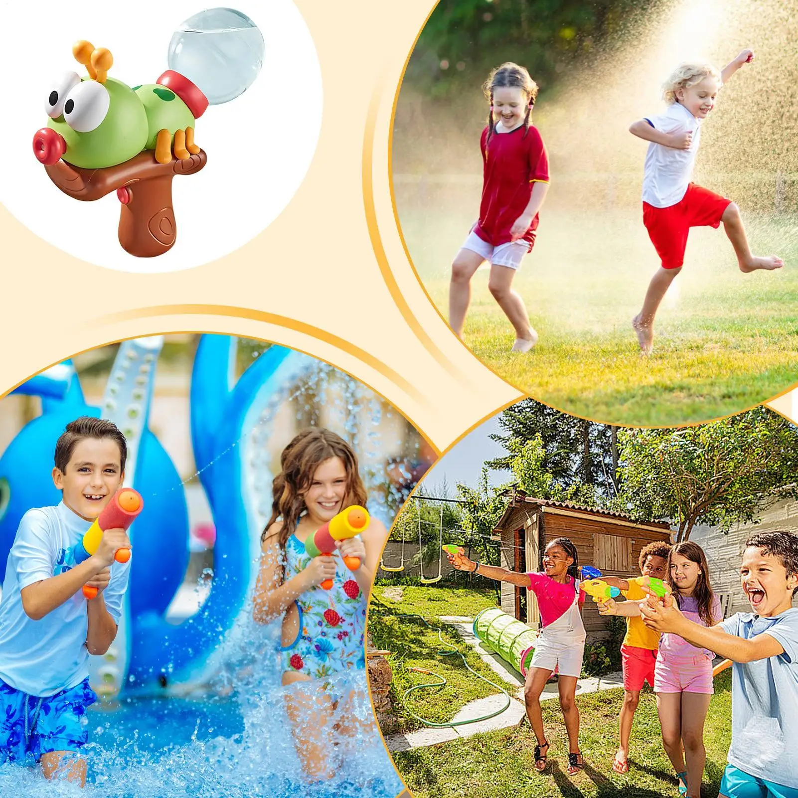 رذاذ الماء نافورة المياه الكهربائية ألعاب أطفال لطيف شكل النمل معدات الرش النشاط التفاعلي للساخنة