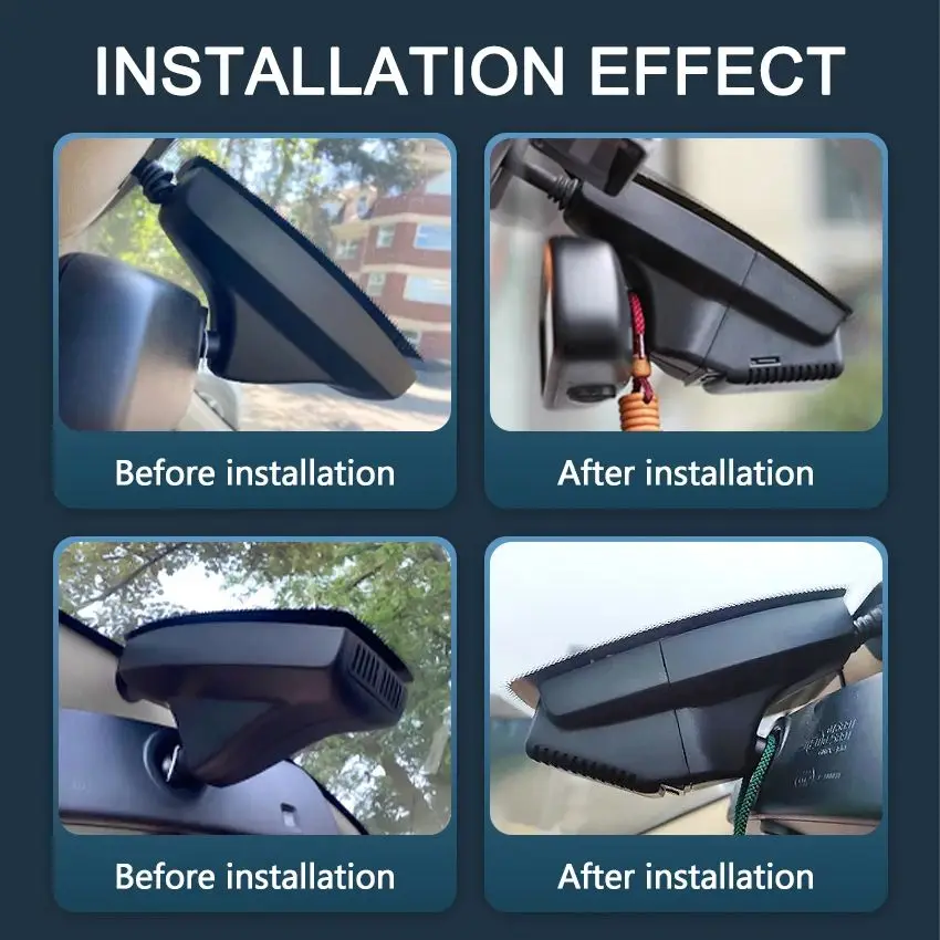New Plug and Play 4K UHD Wifi Car DVR Camera Dash Cam for BMW E39 E46 E53 E60 E61 E66 E70 E82 E84 E87 E89 E90 E91 E93 2002-2014