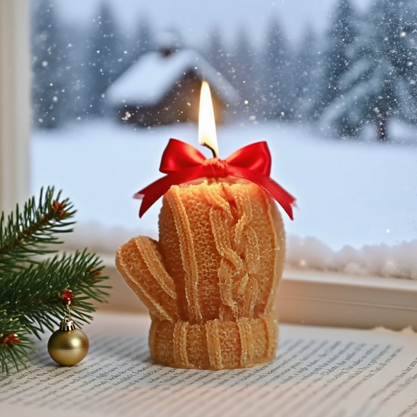 

Knitted Glove Silicone Mold for DIY Handmade Aromatherapy Candle Soap Decor Winter Holiday Crafts Multipurpose Mould