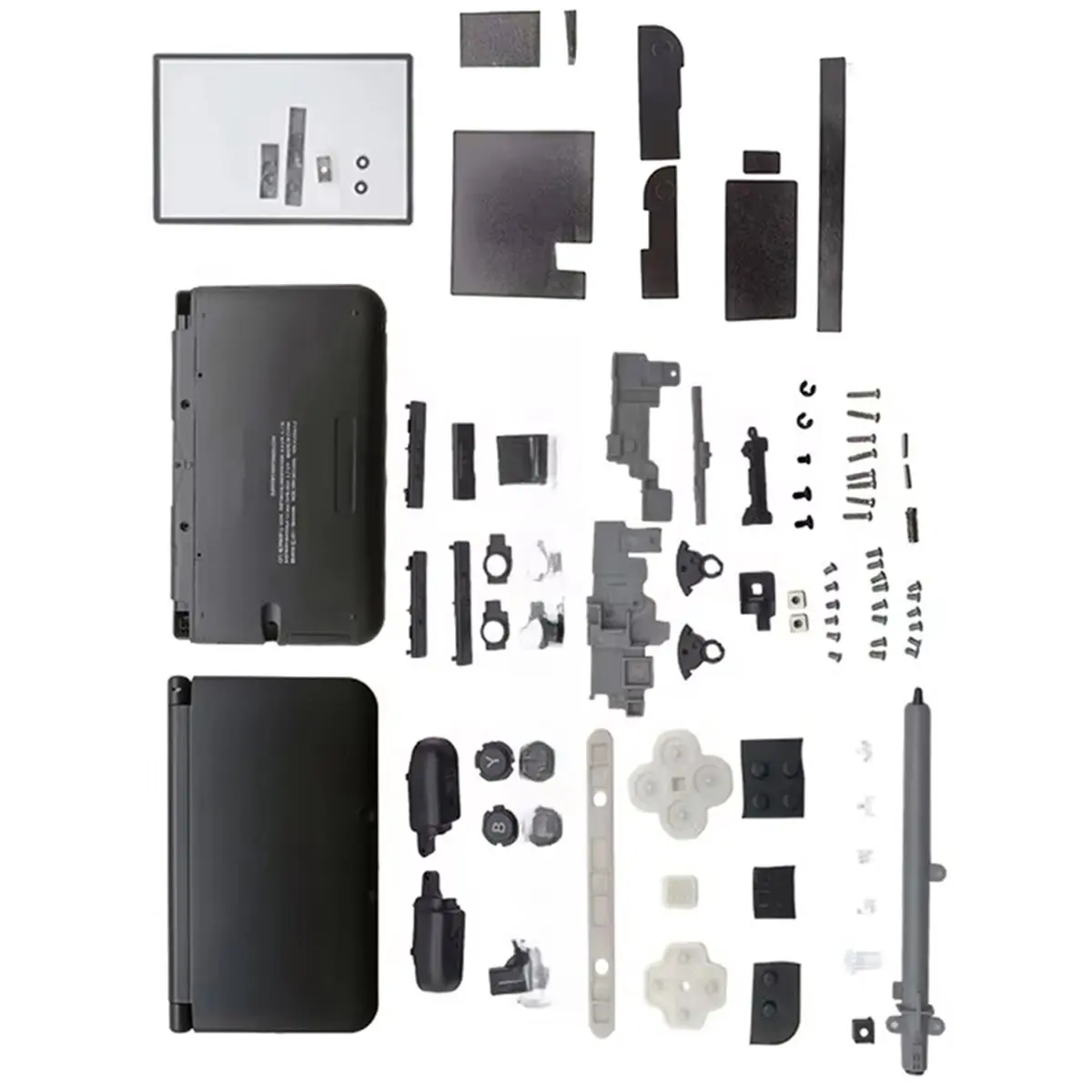 ABAN Remplacement pour XL LL – Coque de protection supérieure et inférieure pour console de jeu – Boîtier avant et arrière pour XL LL