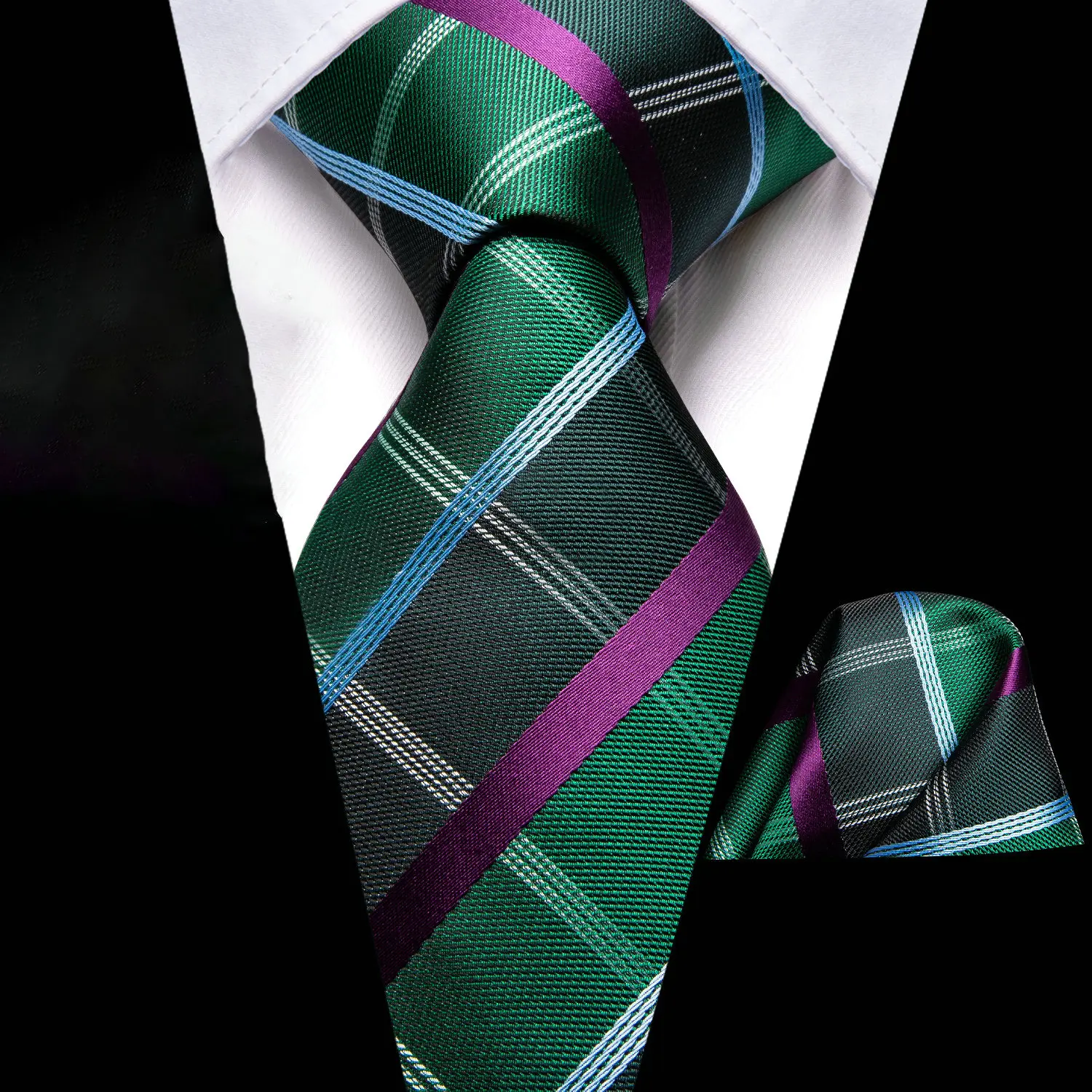 Zestaw: krawat VERVEROW w ziel – Men'S Accessories Office recenzja i cena