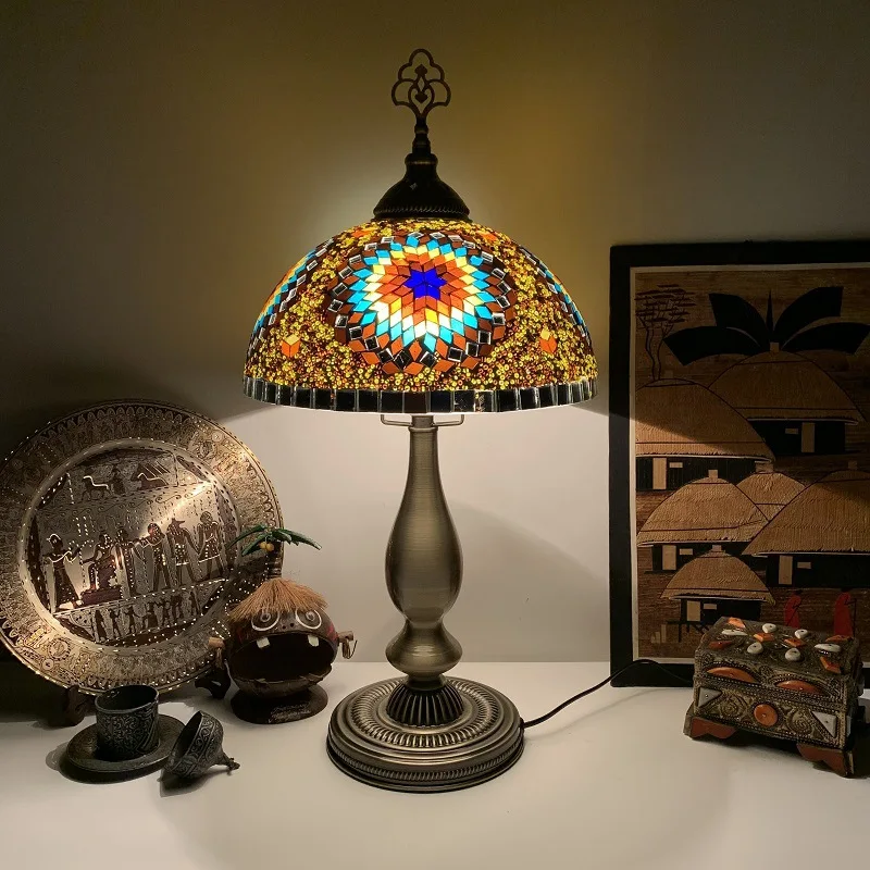 Bedroom Bedside Lamp Handmade Finish Table Lamp