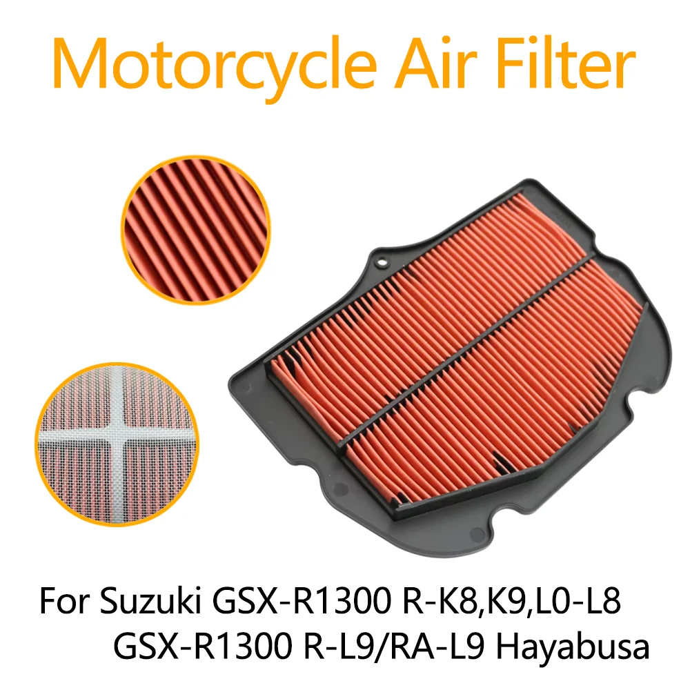 

For Suzuki GSX-R1300 R-K8 K9 L0-L8 GSX R1300 R-L9 GSX R 1300 RA-L9 Hayabusa 2008-2018 2019 Motorcycle Air Filter Intake Cleaner