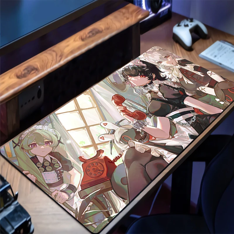 لوحة الماوس Z-zenless Zone Zero Ellen Joe لطيف أنيمي ماوس Kawaii الجدول الحصير مكتب الملحقات حصيرة مكتبية المطاط لوحة المفاتيح #1