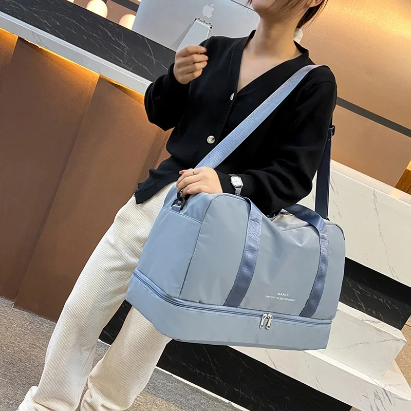 

Travel Bags for Female and Male Large Size Luggage Bag for Sport and Trip Fashion and Cool Single Shoulder Durable Crossbody Bag