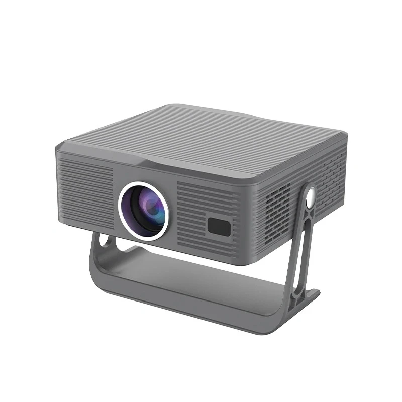 Portable LCD Beamer, 300 ANSI Lumens, 1080P FHD, Built-in Speakers, Home Theater & Business Use