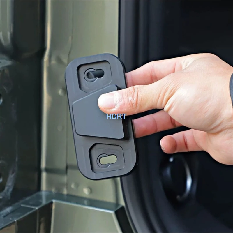 For BAW 212 T01 2024 + Car Style Rear Tail Door Limiter Sinking Lock Striker Anti Rattle Cover Protector Decoration Accessories