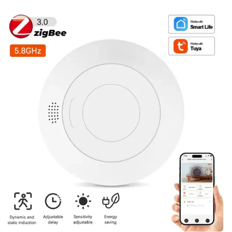 Mmwave Radar Smart Human Presence Sensor Reliable Performance Energy Saving Easy Installation Smart Life Zigbee Tuy