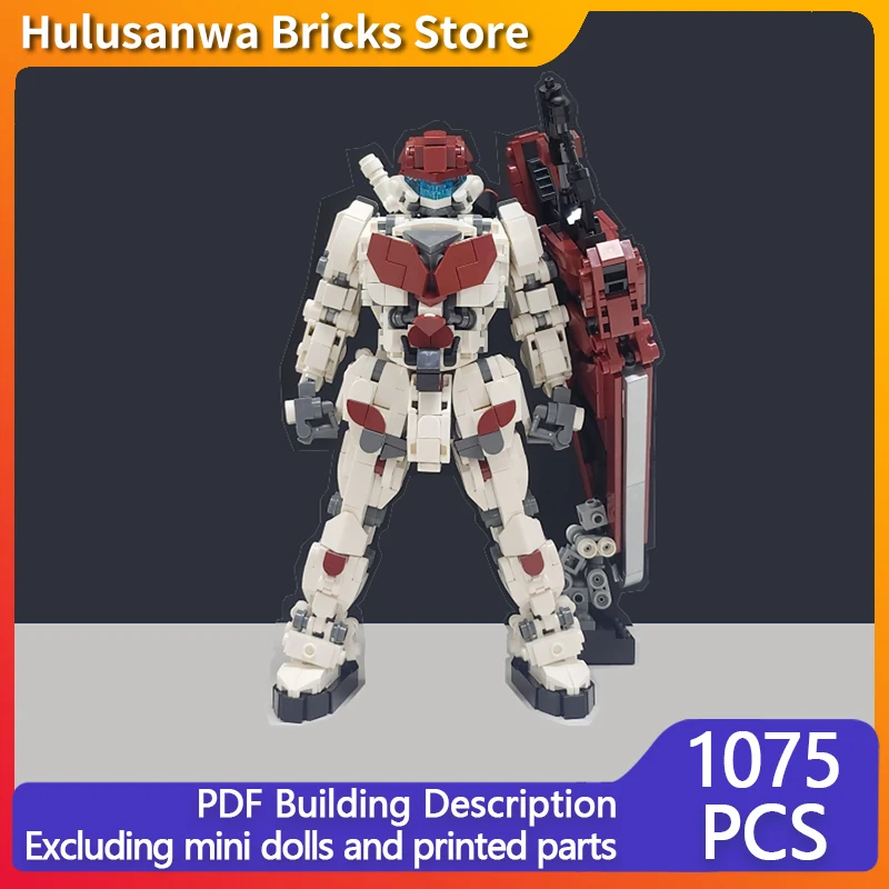 

Тяжелая боевая модель меха MOC, строительные кирпичи, военное оборудование, модульные технологии, подарки, праздник, сборка, детские игрушки, костюм