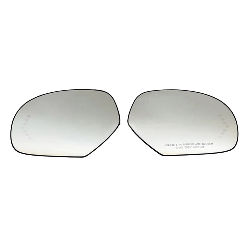 Auto Left Right Heated Rear Mirror Glass for -Cadillac Escalade ESV EXT -Chevrolet Avalanche Silverado-Tahoe -GMC Yukon