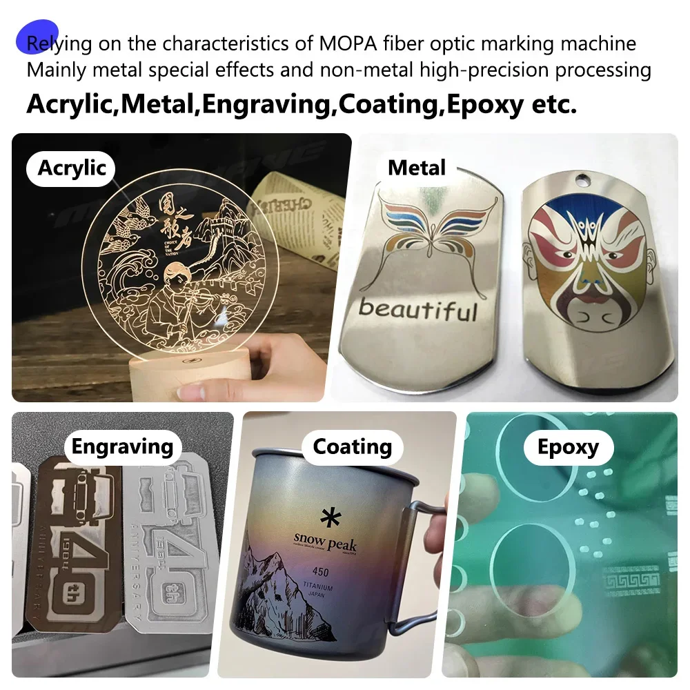 Macchina per marcatura laser a fibra di conchiglia Costruzione durevole Buona dissipazione del calore Lunga durata per un ambiente dell'officina difficile