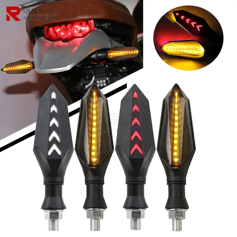 Universal For Honda VFR 1200 F X Crosstourer 750 400 800 F Fi/W1 VTEC parts motorcycle Flashing Turn Signal Light 12 LED lights - Image 3