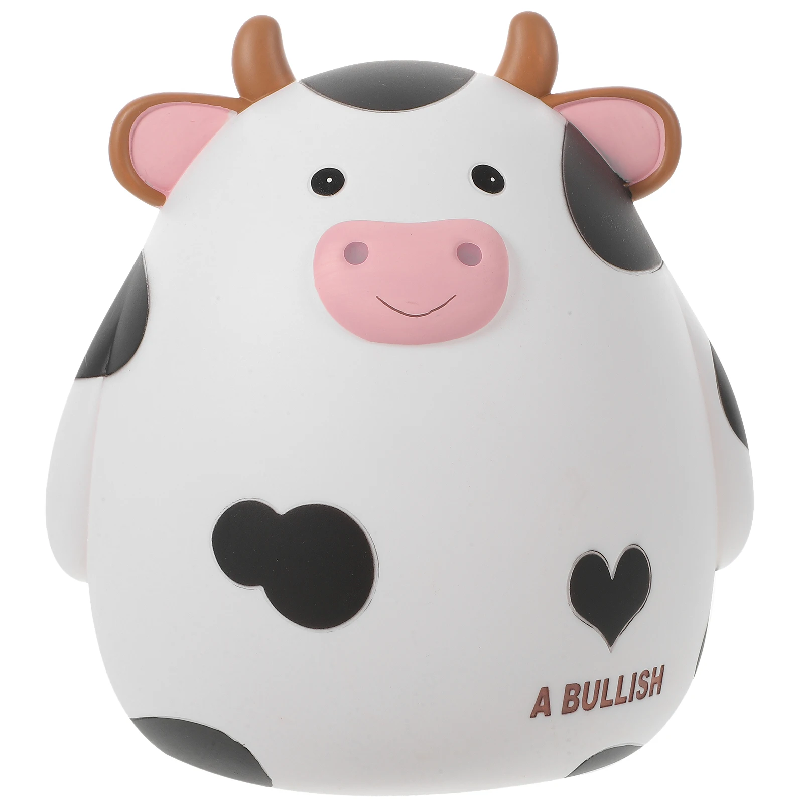 กระปุกออมสินลายวัว ขนาดใหญ่ กันน้ำ งานฝีมือประณีต ของขวัญสำหรับเด็ก 1 ชิ้น