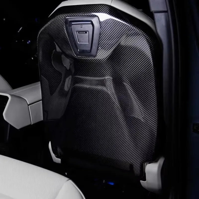 High Quality 5 Series 2024-UP Car Seat Backrest Suitable for BMW 5 Series G60 Dry Carbon Fiber Car Seat Backrest