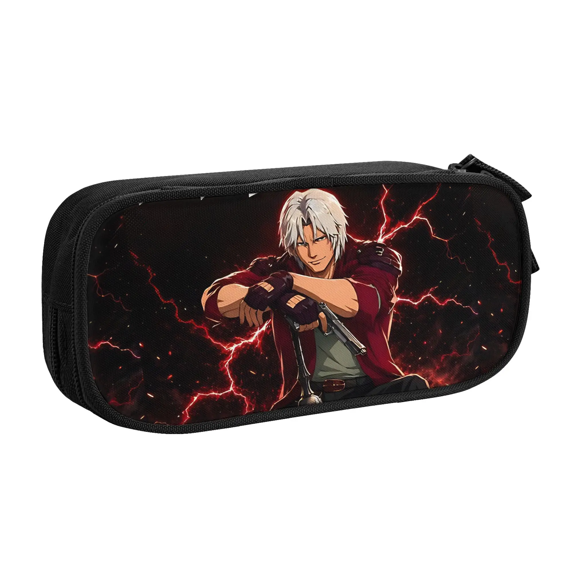 1 piece Stylish gothic Pencil Case Student Pen Bag D-Devil May Cry Office Stationery Bag