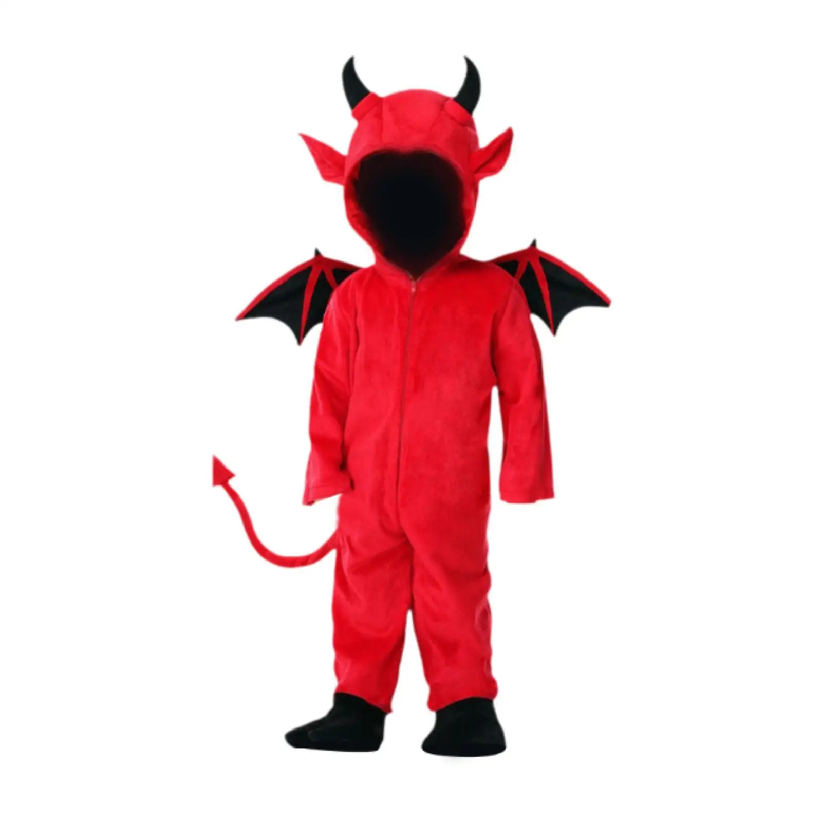 Halloween Costume Easy to Wear Suit Cartoon Fancy Dress up Bat Outfit for Role