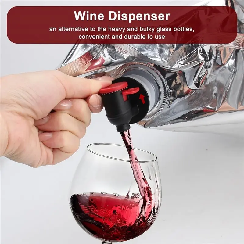 【Big Deal】Wine Purse Refill Bags 10-Pack 5L Leakproof Reusable Wine Bladders With Spout Ideal For Travel, Beach& Camping
