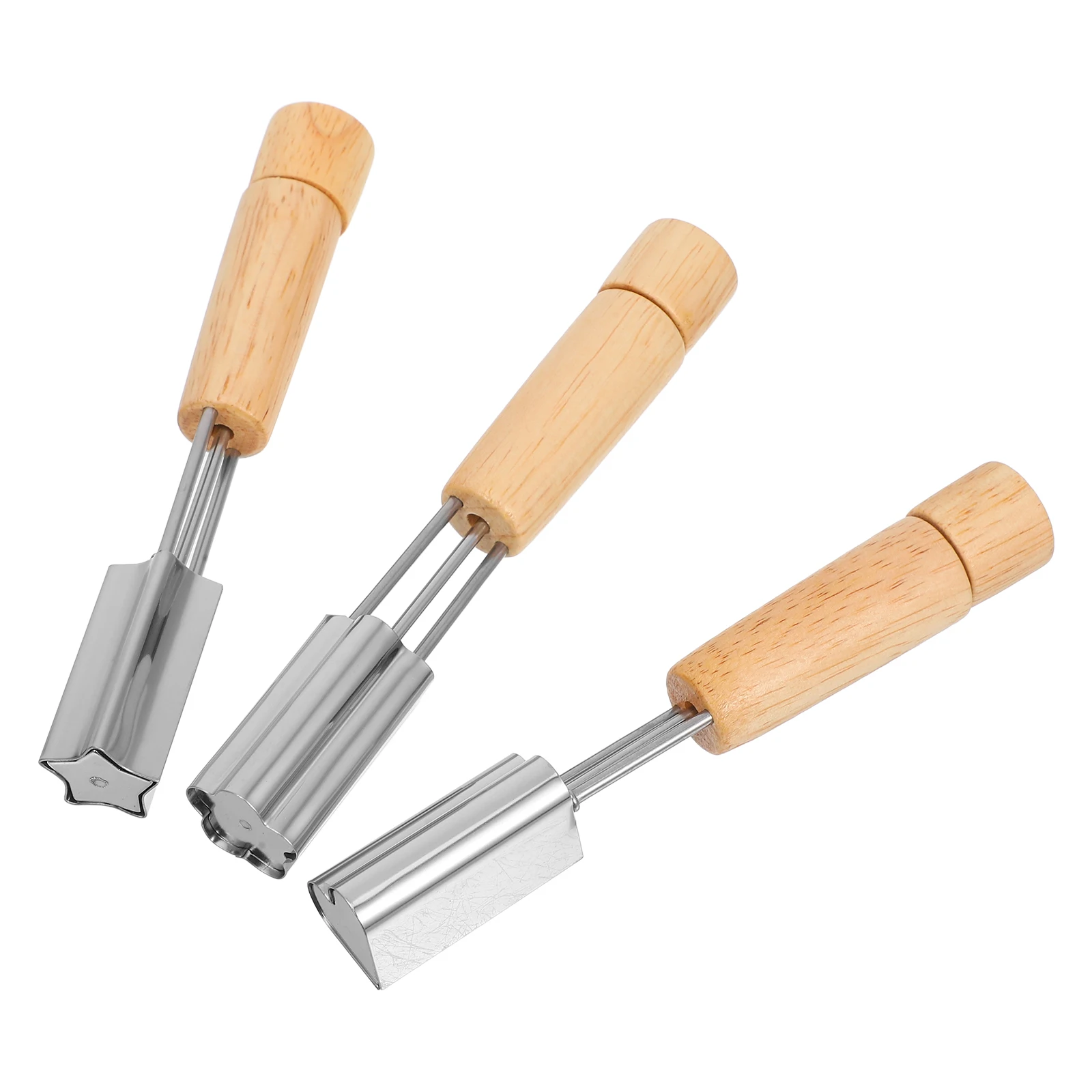 

1 set Biscuit Mold Stainless Steel Cookie Cupcake Hole Punch Filling Tool Bakeware Storage