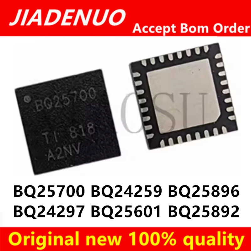 (1 unidad) 100% nuevo chipset QFN BQ25700 BQ25601 BQ25896 BQ24297 BQ24259 BQ25892