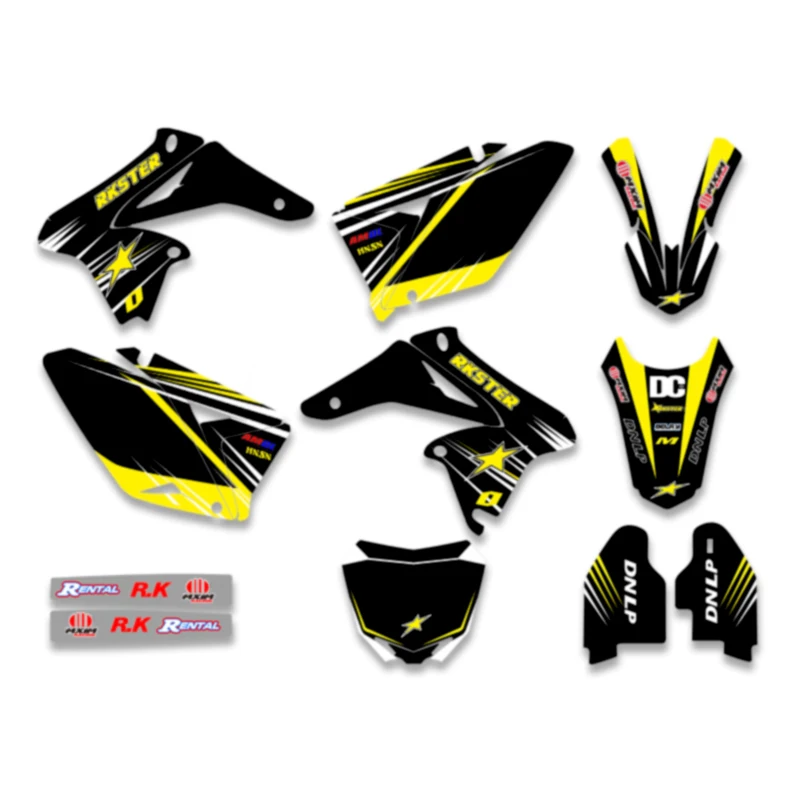 SPACE Motorcycle Graphics Decals Stickers Kits For SUZUKI RMZ250 RMZ 250 2010 2011 2012 2013 2014 2015 2016 2017 2018