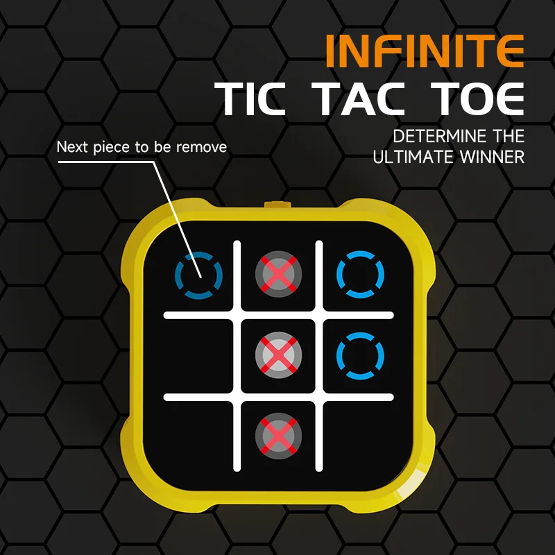 لوحة Tic-Tac-Toe ألعاب إلكترونية متعددة الوظائف ألغاز مونتيسوري لعبة الطاولة مجموعة شطرنج محمولة للبالغين والأطفال #1