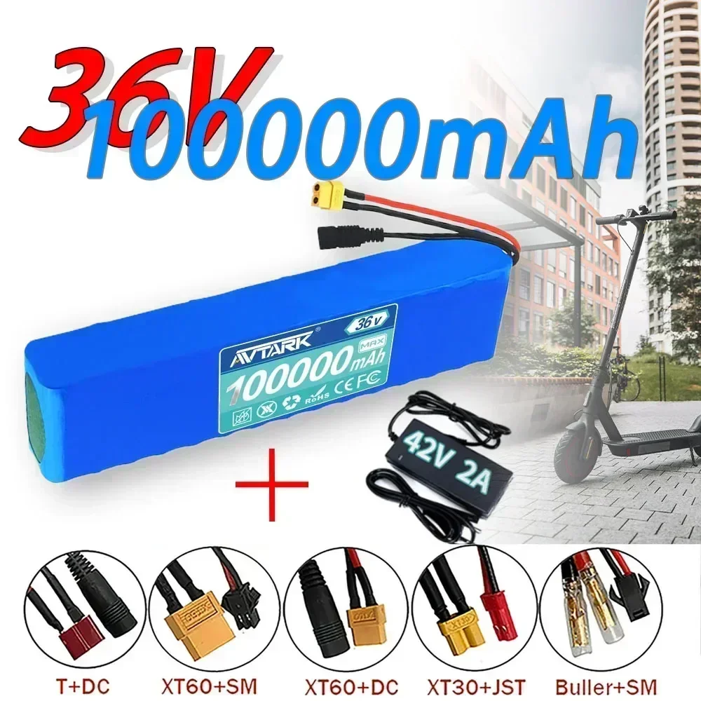 전기 스쿠터 리튬 배터리, 10S2P, 36V, 100000mAh, 36V, 500W, 10S2P