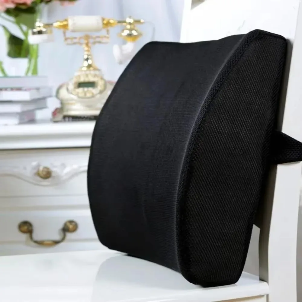 New Memory Foam Lumbar Support Pillow Soft Multi-purpose Back Waist Cushion Memory Foam Pillow Home Office