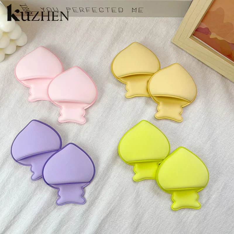 1 個ミニフィンガーパフファンデーション小さなエアクッションパウダースポンジフェイスコンシーラー BB クリーム化粧品アプリケーターメイクアップツール