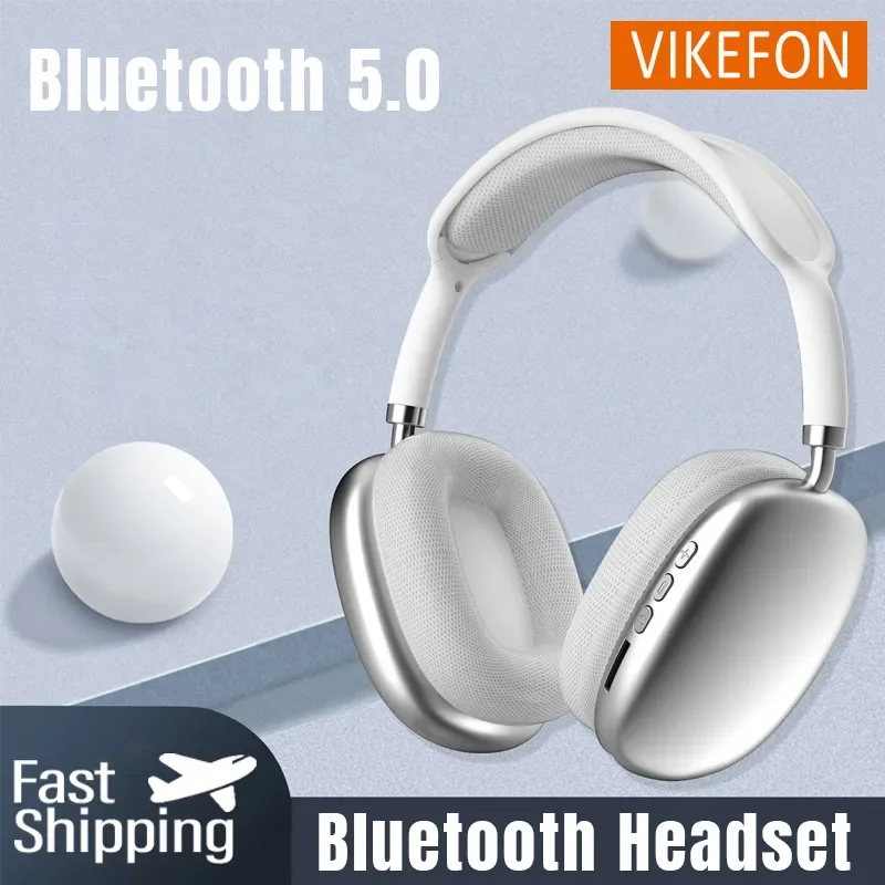 Bluetooth 5.0 Headphone Wireless Headset With Mic Noise Cancelling Headsets Stereo Sound Earphone Sports Gaming Headphones